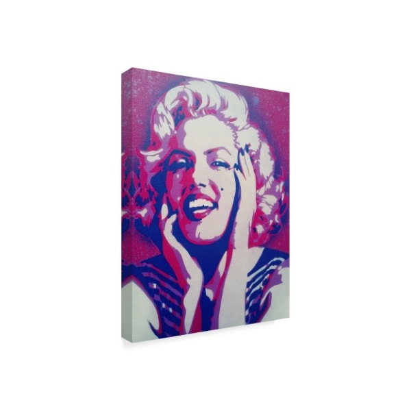 Abstract Graffiti 'Hollywood Icon Monroe' Canvas Art,18x24